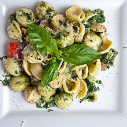Tortellini Pasta Salad with Fresh Basil Pesto Bliss