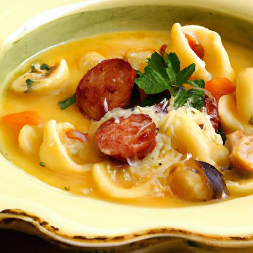 Hearty Creamy sausage & tortellini Soup: A Comfort Classic