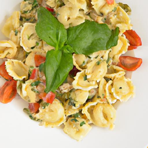 Tortellini Pasta Salad with Fresh Basil Pesto Bliss
