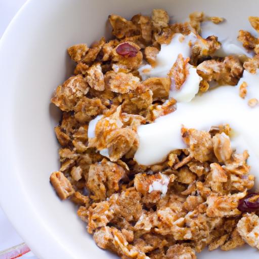 Crunchy⁤ Homemade Granola ​with Milk:​ A​ Healthy Morning‍ Boost