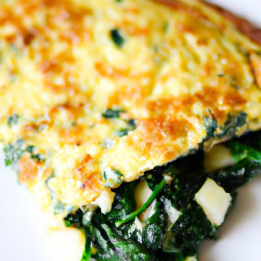 Wholesome Spinach and Feta Omelette: A Nutritious Delight