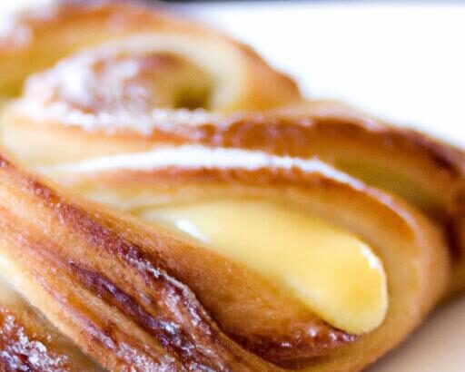Heavenly Vanilla Bean Custard Danish: A Sweet Delight