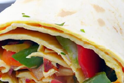 Start Your Day Right: Savory Breakfast Burrito with Sausage