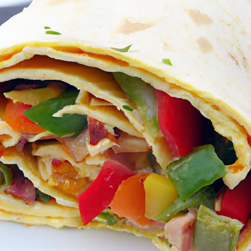 Start Your Day Right: Savory Breakfast Burrito with Sausage