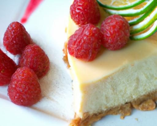 Zesty Lemon Raspberry Swirl Cheesecake Recipe Delight