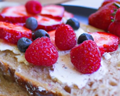 Berry Bliss: Elevate Your Toast with Cream Cheese Magic