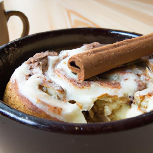 Instant Delight: How to Make a Cinnamon Roll Mug Cake