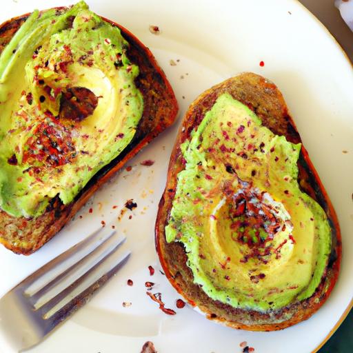 Spice Up Breakfast:‌ Avocado Toast with Chili ‍Flakes ​Guide