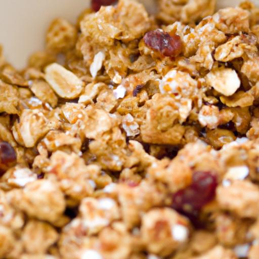 Crunchy Homemade Granola with Milk: ​A Nutritious Delight